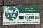 Quaker State Oil reclame bord, Ophalen of Verzenden, Gebruikt, Reclamebord