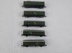 Minitrix Spur N 5teiliges Set Abteilwaggons, Gebruikt, Gelijkstroom, Verzenden, Trix