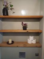 Eiken wandplank met blinde bevestiging., Ophalen, Nieuw