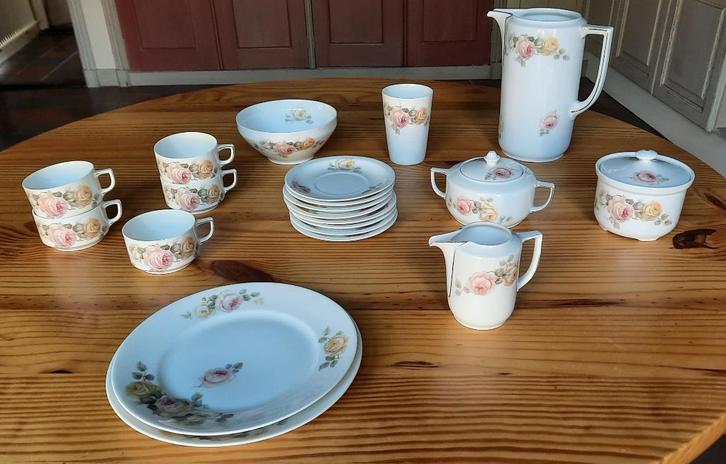 Antiek eet- en koffieservies Bavaria - Thomas decor 2893, Antiek en Kunst, Antiek | Servies los, Ophalen