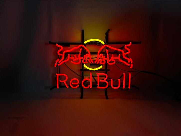Red Bull glas neon lamp / lichtreclame, Verzamelen, Merken en Reclamevoorwerpen, Nieuw, Lichtbak of (neon) lamp, Ophalen of Verzenden