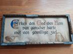 Spreuk in lijstje uit 1948., Ophalen, Gebruikt