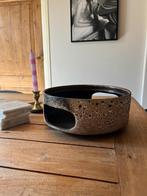 West Germany 803 schaal, bruin lava glazuur, Vintage, Keramiek, Germany, Ophalen of Verzenden