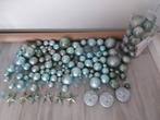 Groen/blauwe kerstballen, Diversen, Kerst, Ophalen of Verzenden, Zo goed als nieuw