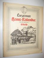 2 x luzerner haus-kalender 1945 en 1946, Ophalen of Verzenden, Jaarkalender, Zo goed als nieuw