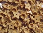 Lego 1x1 star plate, Pearl gold (per 100), Verzenden, Nieuw, Losse stenen, Lego