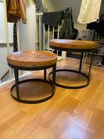 Stoere bijzettafels, Ophalen, Gebruikt, Rechthoekig, Minder dan 50 cm