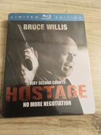 Hostage Bluray STEELBOOK NL NIEUW IN DE SEAL!! Bruce Willis, Cd's en Dvd's, Blu-ray, Thrillers en Misdaad, Ophalen of Verzenden
