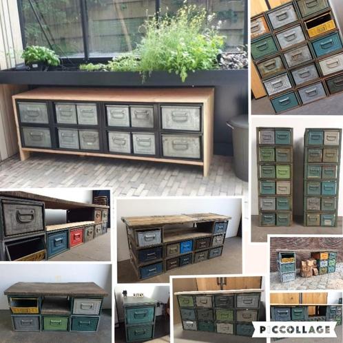 Modulaire Ladekast TV-kast Dressoir KASTEN TV-meubel AKTIE, Huis en Inrichting, Kasten | Ladekasten, Metaal, Ophalen of Verzenden