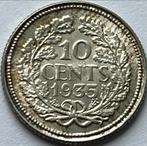 Schitterend dubbeltje 1935!, Postzegels en Munten, Munten | Nederland, Zilver, Ophalen of Verzenden, 10 cent, Koningin Wilhelmina