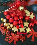Kerst Rood en goud Kerstballen etc, Diversen, Kerst, Ophalen of Verzenden, Nieuw