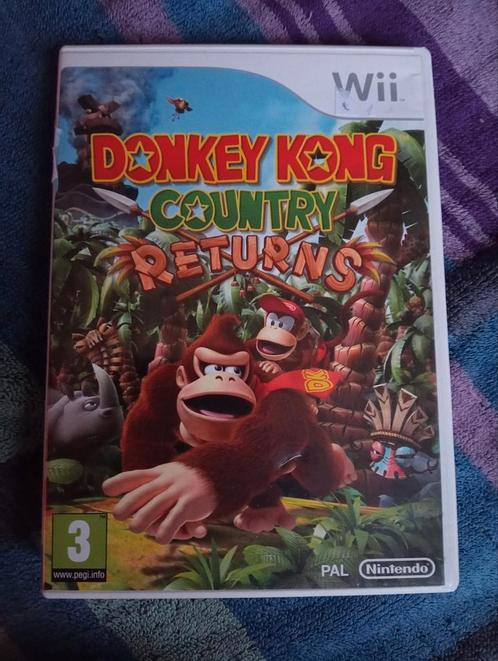 Donkey Kong Country Returns Nintendo wii spel, Spelcomputers en Games, Games | Nintendo Wii, Zo goed als nieuw, Avontuur en Actie