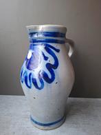 Oude Keulse kan met blauwe decoratie, Ophalen of Verzenden