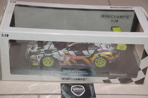 PORSCHE 911 GT3 R IRON RING ELTEN #8 Minichamps WRH, Hobby en Vrije tijd, Modelauto's | 1:18, Zo goed als nieuw, Auto, MiniChamps
