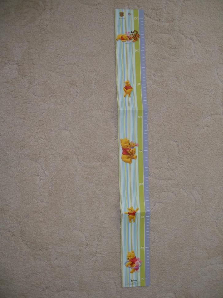 NIEUW 1 WINNIE THE POOH groeimeter 70 cm tot en met 150 cm, Kinderen en Baby's, Overige Kinderen en Baby's, Nieuw, Ophalen of Verzenden