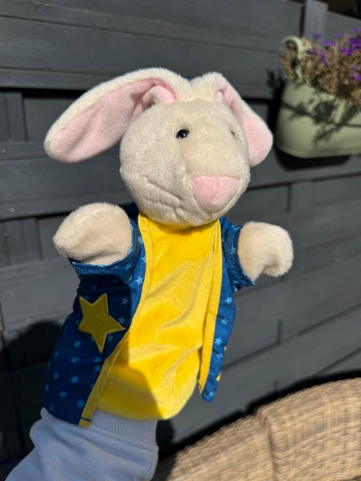 Schattige Sigikid Konijn 41329 Handpop, Kinderen en Baby's, Speelgoed | Knuffels en Pluche, Zo goed als nieuw, Konijn, Ophalen of Verzenden