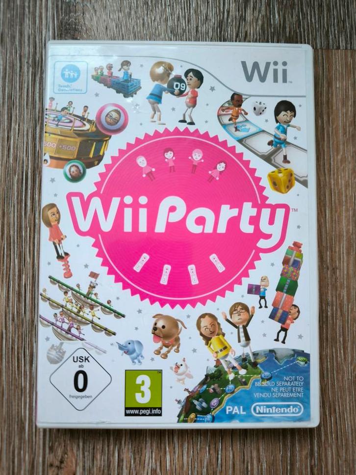 Wii Party - Wii, Spelcomputers en Games, Games | Nintendo Wii, Gebruikt, Overige genres, 3 spelers of meer, Vanaf 3 jaar, Eén computer