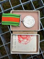 Ww2 Engelse defence medal, Verzamelen, Militaria | Tweede Wereldoorlog, Ophalen of Verzenden, Landmacht, Engeland