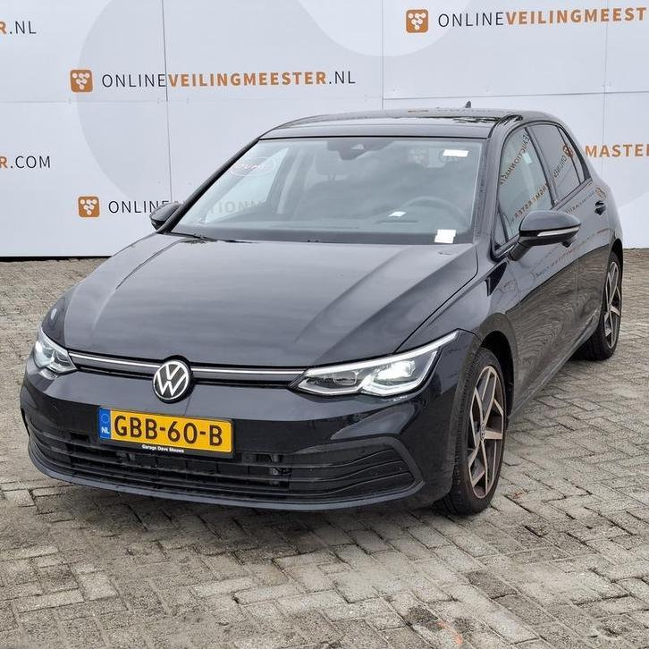 Personenauto Volkswagen, Golf 1.5 eTSI, zwart bouwjaar 2023, Auto's, Volkswagen, Bedrijf, Golf Variant, ABS, Adaptive Cruise Control