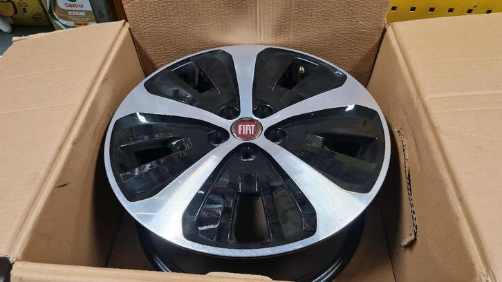4x auto velgen FIAT, Auto-onderdelen, Banden en Velgen, Velg(en), Zomerbanden, 16 inch, Personenwagen, Nieuw, Ophalen