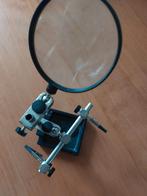 Vergrootglas met Klemmen, Ophalen of Verzenden, Gebruikt, Vergrootglas of Loep