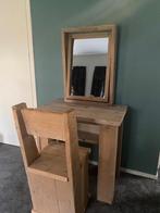 Mooie steigerhouten kaptafel, Huis en Inrichting, Tafels | Kaptafels, Ophalen, Zo goed als nieuw, Hout, 50 tot 100 cm