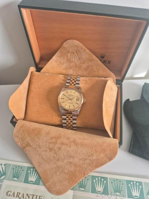 Rolex Datejust 16013 Full set 1986, Sieraden, Tassen en Uiterlijk, Horloges | Heren, Zo goed als nieuw, Rolex, Staal, Staal, Ophalen