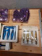 Partij glazen kerstballen paars blauw goud piek, Diversen, Kerst, Ophalen of Verzenden, Zo goed als nieuw, 9695vp5, Techniekenantiek@gmail.com