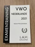 Examentraining VWO Nederlands 2021, Nederlands, Ophalen of Verzenden, VWO, Zo goed als nieuw