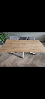 Eikenhouten Eettafel Happy Home, Ophalen, Eikenhout, 50 tot 100 cm, Zo goed als nieuw