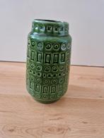 Scheurich west germany vaas groen vintage retro 260 18, Huis en Inrichting, Woonaccessoires | Vazen, Aardewerk of Porselein, Ophalen of Verzenden