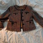 Prachtig tweed jasje jas in klassieke stijl mooi merk jas M, Maat 38/40 (M), Zo goed als nieuw, Zwart, Verzenden