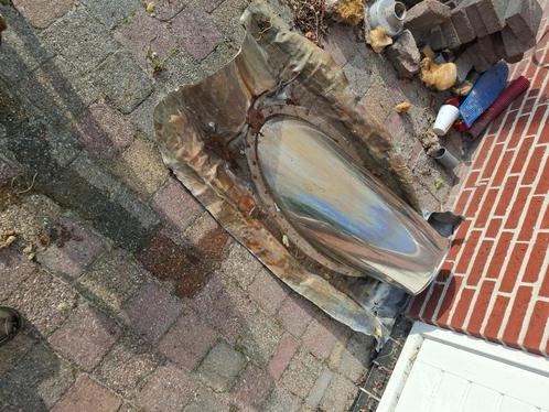 Poujoulat TI dakdoorvoer 45-56 graden 200mm, Huis en Inrichting, Kachels, Zo goed als nieuw, Inbouw, Houtkachel, Hout, Ophalen