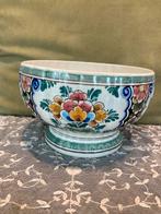 Bloempot Delfts Polychrome aardewerk (180825), Antiek en Kunst, Ophalen of Verzenden
