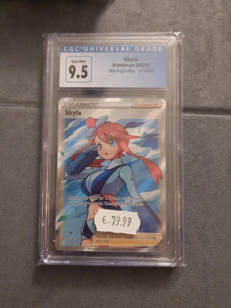 Skyla #72 Shining Fates CGC 9.5, Ophalen of Verzenden, Zo goed als nieuw