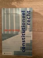 Inleiding constitutioneel recht, Boeken, Studieboeken en Cursussen, Verzenden, Nieuw, WO, P.P.T Bovend’Eert