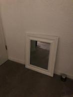 witte spiegel afmetingen 55 hoog en 45 breed, Ophalen, Minder dan 50 cm, Gebruikt, Minder dan 100 cm