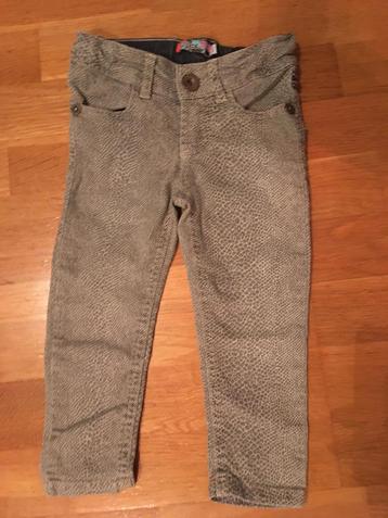Groene slangenprint broek van Carbone maat 92 beschikbaar voor biedingen