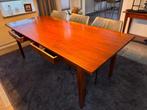 Eetkamer tafel (Kersenhout), Ophalen of Verzenden, Gebruikt, 6 tot 8 stoelen