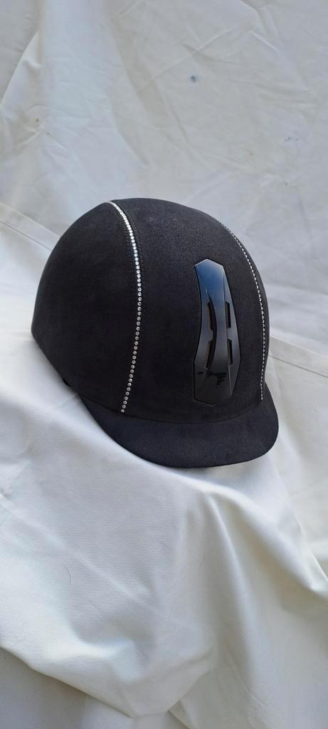BR rijcap Premiere Epsilon Crystal VGR- maat 54 / 56, Dieren en Toebehoren, Paardrijkleding, Zo goed als nieuw, Dames, Kinderen