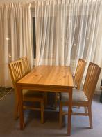 Ikea Jokmok tafel en 4 stoelen, Huis en Inrichting, Tafels | Eettafels, Ophalen