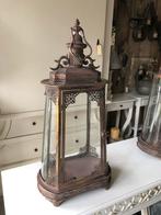 Clayre & Eef Windlichten Set - Bruin Brons - 57cm, Ophalen, Nieuw, Kandelaar, Bruin