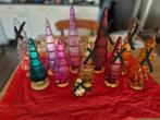 Glazen kerstboompjes kerstdecoratie glas, Ophalen of Verzenden, Nieuw