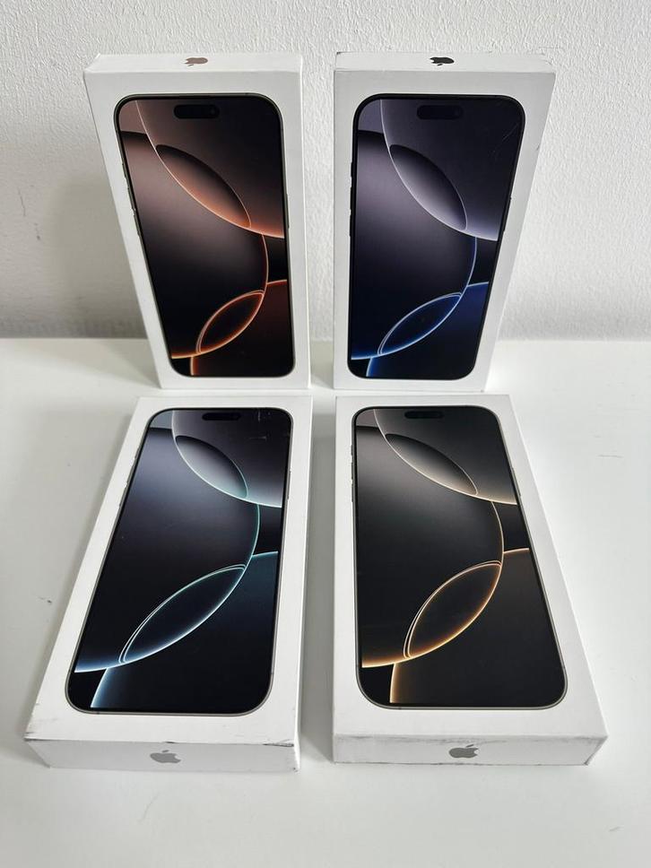 Apple IPhone 16 Pro 128GB EN 256GB NIEUW + GARANTIE, Telecommunicatie, Mobiele telefoons | Apple iPhone, Nieuw, 128 GB, Zonder abonnement