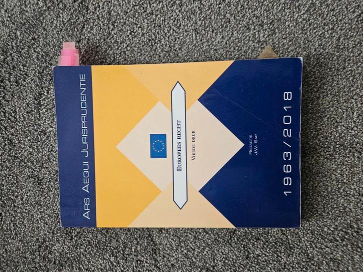 Jurisprudentie Europees recht 1963-2018, Boeken, Wetenschap, Zo goed als nieuw, Ophalen of Verzenden