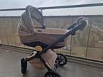 Mooie kinderwagen van Nanan velvet champagne kleur, Ophalen, Zo goed als nieuw