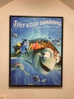 Canvas Nemo just keep swimming, Kinderen en Baby's, Kinderkamer | Inrichting en Decoratie, Ophalen, Zo goed als nieuw, Wanddecoratie
