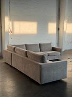 Linteloo Mauro Design Bank | Greige (NIEUWSTAAT), 300 cm of meer, Ophalen of Verzenden, Zo goed als nieuw, Bank Hoekbank Bankstel Bankje Loungebank Banken Chaise Lounge