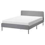 Ikea slattum 140x200, Huis en Inrichting, Slaapkamer | Bedden, Ophalen, Tweepersoons, 140 cm, Zo goed als nieuw