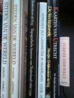 Lot 4 cartografie boeken, oude landkaarten / plattegronden, Boeken, Ophalen of Verzenden, Gelezen